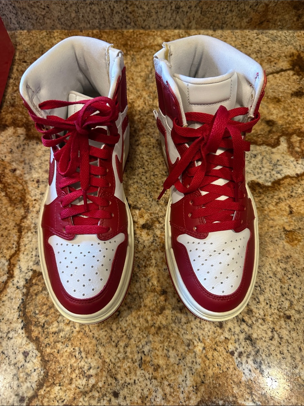 Jordan Air Jordan 1 Elevate High Varsity Red Sneakers Like New - Picture 2 of 7